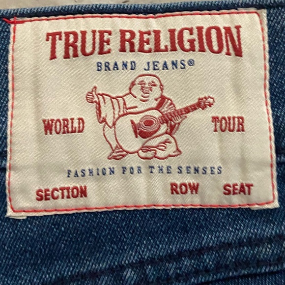 True Religion - Ricky SN Flat Short - W-33 -  Dark Lagoon Wash - Picture 8 of 8